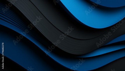 【背景素材】青と黒の幾何学模様