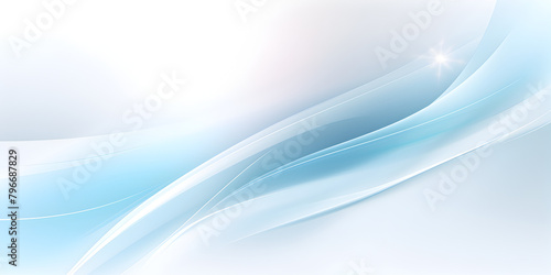 Abstract white wallpaper background with pastel blue sparkle line elements