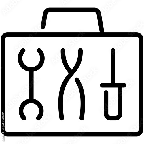 toolbox line icon