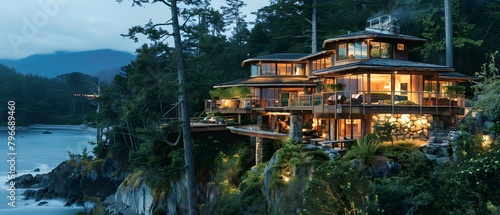 Resort house by the sea