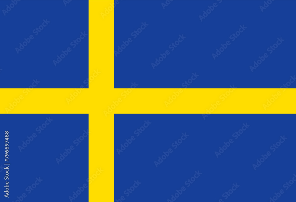 Sweden flag illustrator country flags Sweden flag illustrator country flags