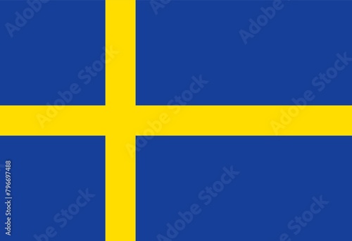 Sweden flag illustrator country flags