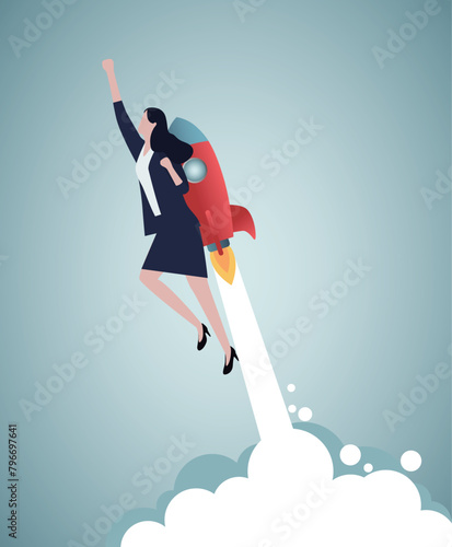 Concept start up and growth, launching of a new company. Women's Self Breakthrough.