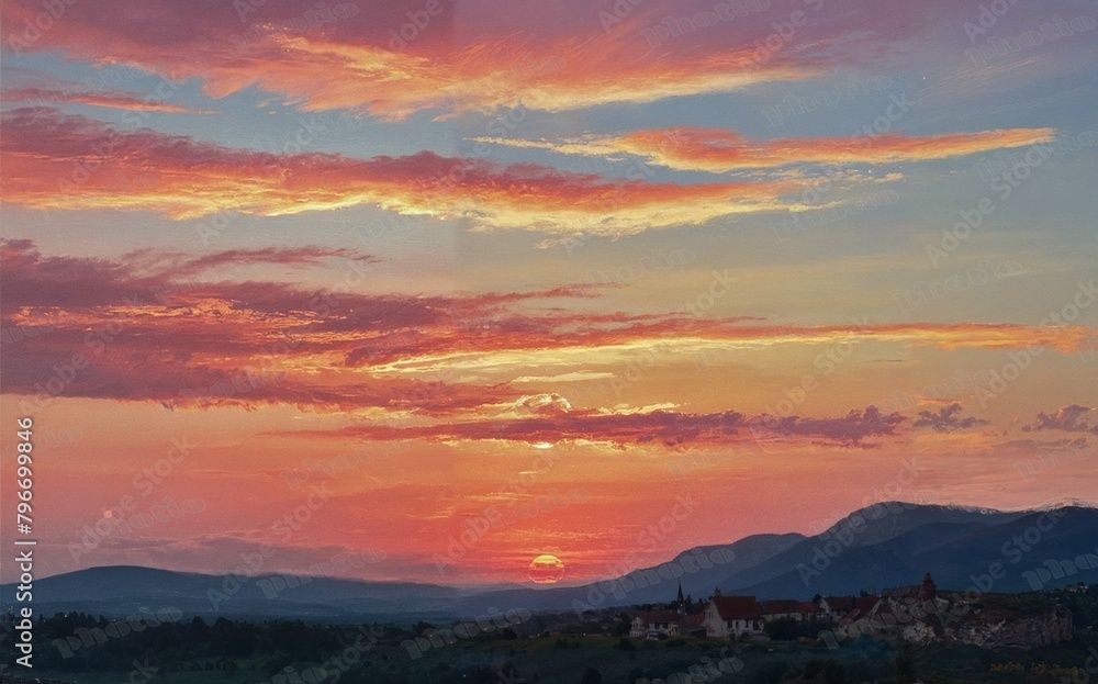 Fototapeta premium bany_sky001