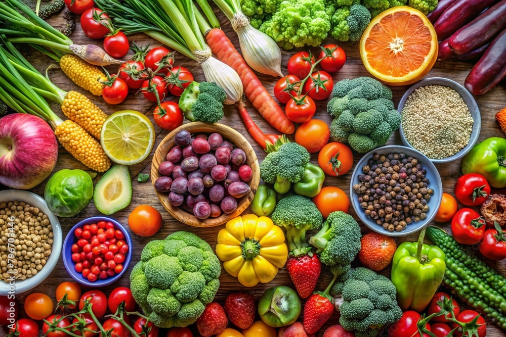 A Colorful Array of Fresh Produce A Colorful Array of Fresh Produce