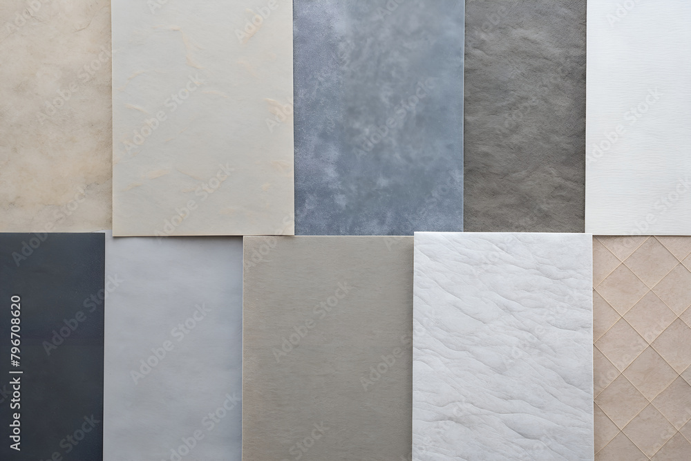 Various gray color textured paper background Various gray color textured paper background