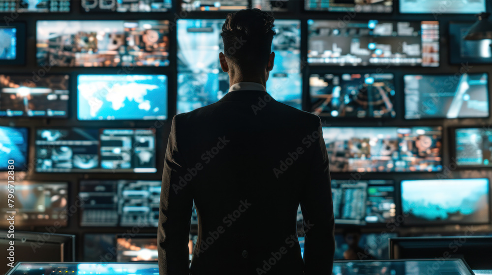 Global network operations control room Global network operations control room
