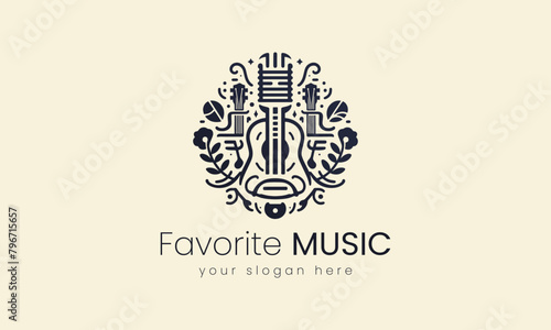 Melodic Elegance, A Sophisticated Music Logo Design