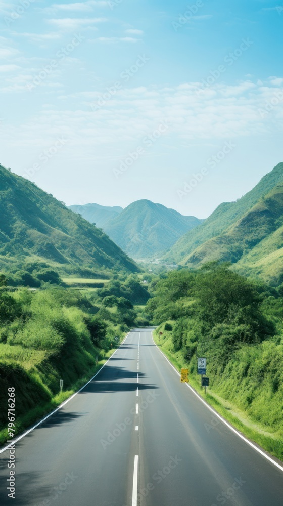 Summer wallpaper road outdoors mountain. Summer wallpaper road outdoors mountain.