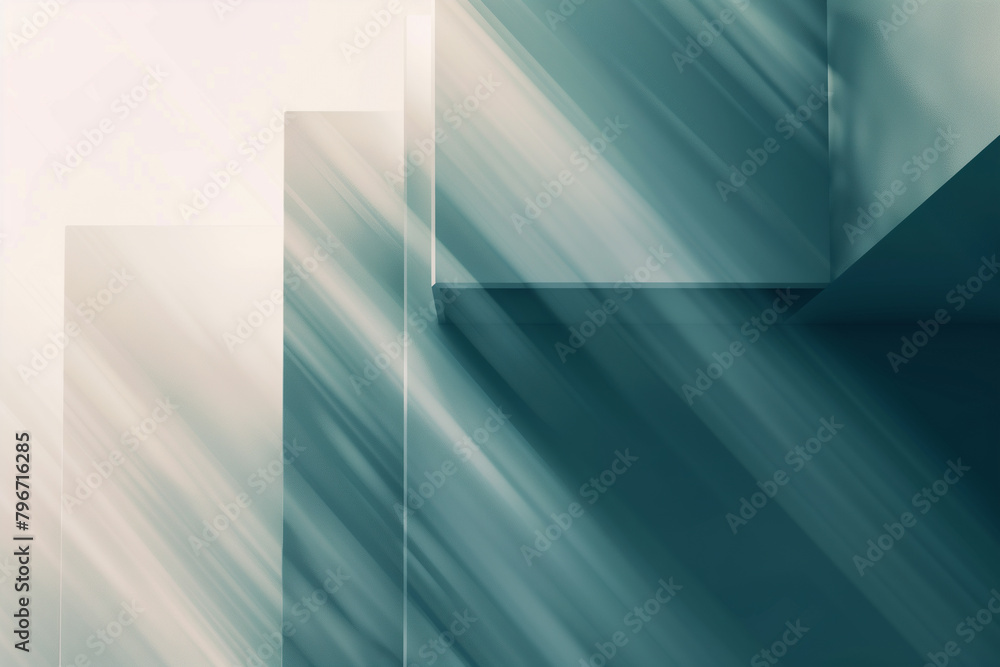 Abstract rectangles light and shadow in soft blue gradient shade for background in concept modern, minimal, architecture, technology. Abstract rectangles light and shadow in soft blue gradient shade for background in concept modern, minimal, architecture, technology.