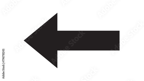 arrow left icon design illustration.