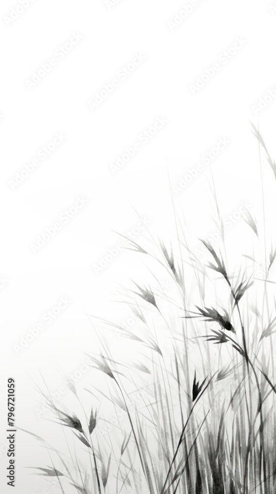 Rice field Agriculture backgrounds plant grass.