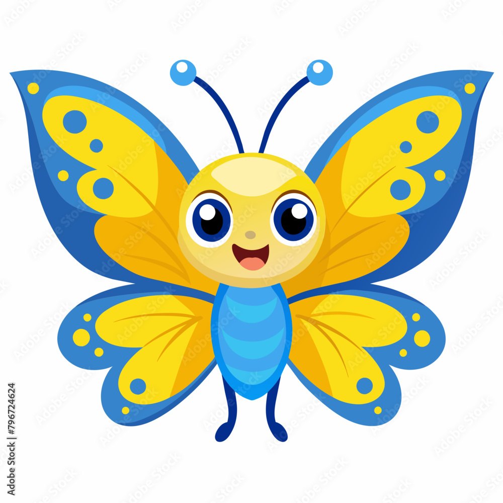 bee and butterfly silhouette vector illustration on white background bee and butterfly silhouette vector illustration on white background