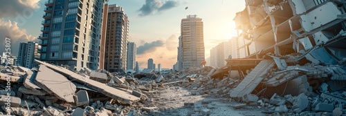 The development of earthquakeresistant building technologies is crucial for safeguarding infrastructure and lives in seismically active zones, science concept photo