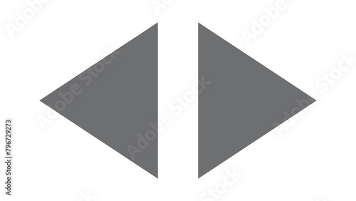  arrow right left arrow icon design illustration.