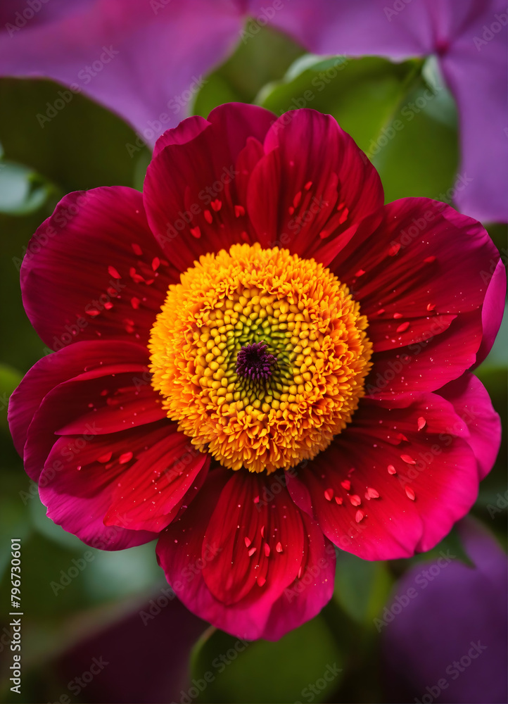 Obraz premium red gerber daisy