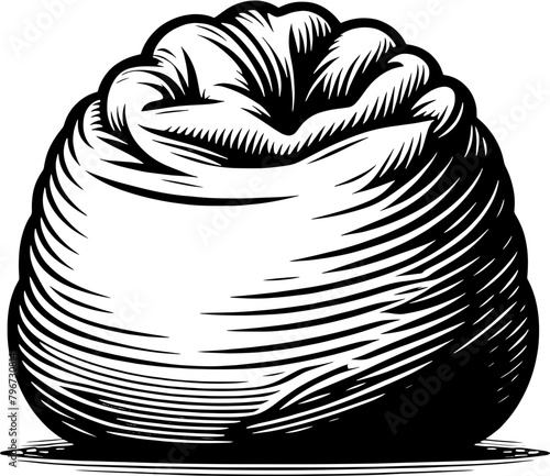 Bean bag furniture icon 1
