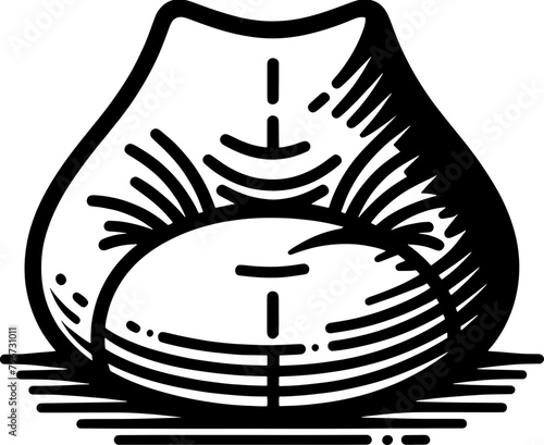 Bean Bag chair furniture icon 2