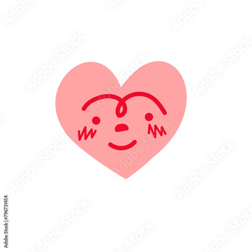 personnage en forme de cœur icon