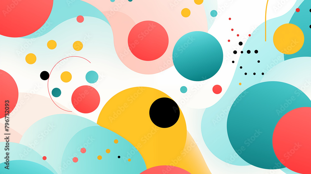 Vivid Abstract Bubble Design with Fluid Shapes Vivid Abstract Bubble Design with Fluid Shapes