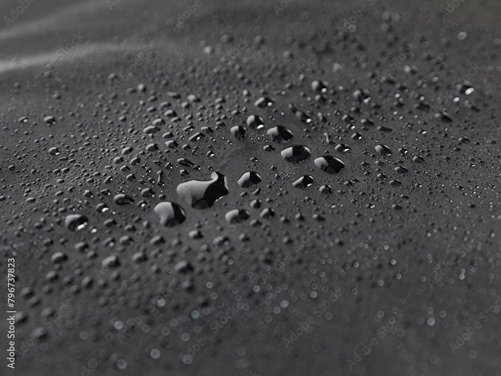 water drops on paper Tyvek. waterproof material. water drops on paper Tyvek. waterproof material.