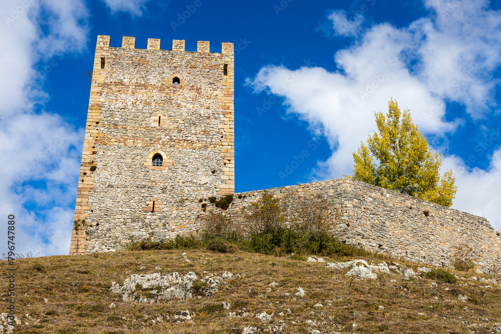 Castle of San Vicente de Argüeso. Hermandad de Campoo de Suso, Cantabria, Spain. Castle of San Vicente de Argüeso. Hermandad de Campoo de Suso, Cantabria, Spain.