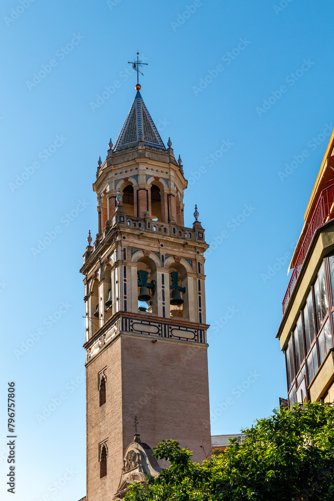 Bell tower of the Church of San Pedro, Seville