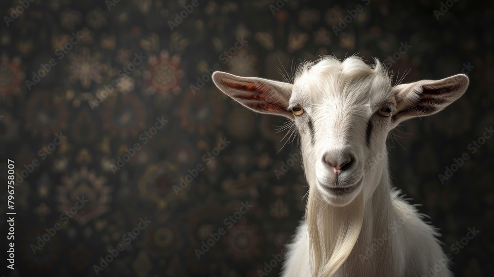 Fototapeta premium Goat image background for Eid al Adha muslim celebration day