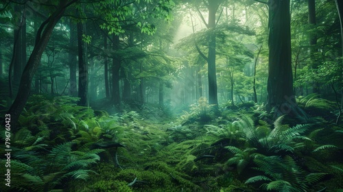 Sustainability net zero carbon negative forest nature Biodiversity Diversity  Generative AI hyper realistic 