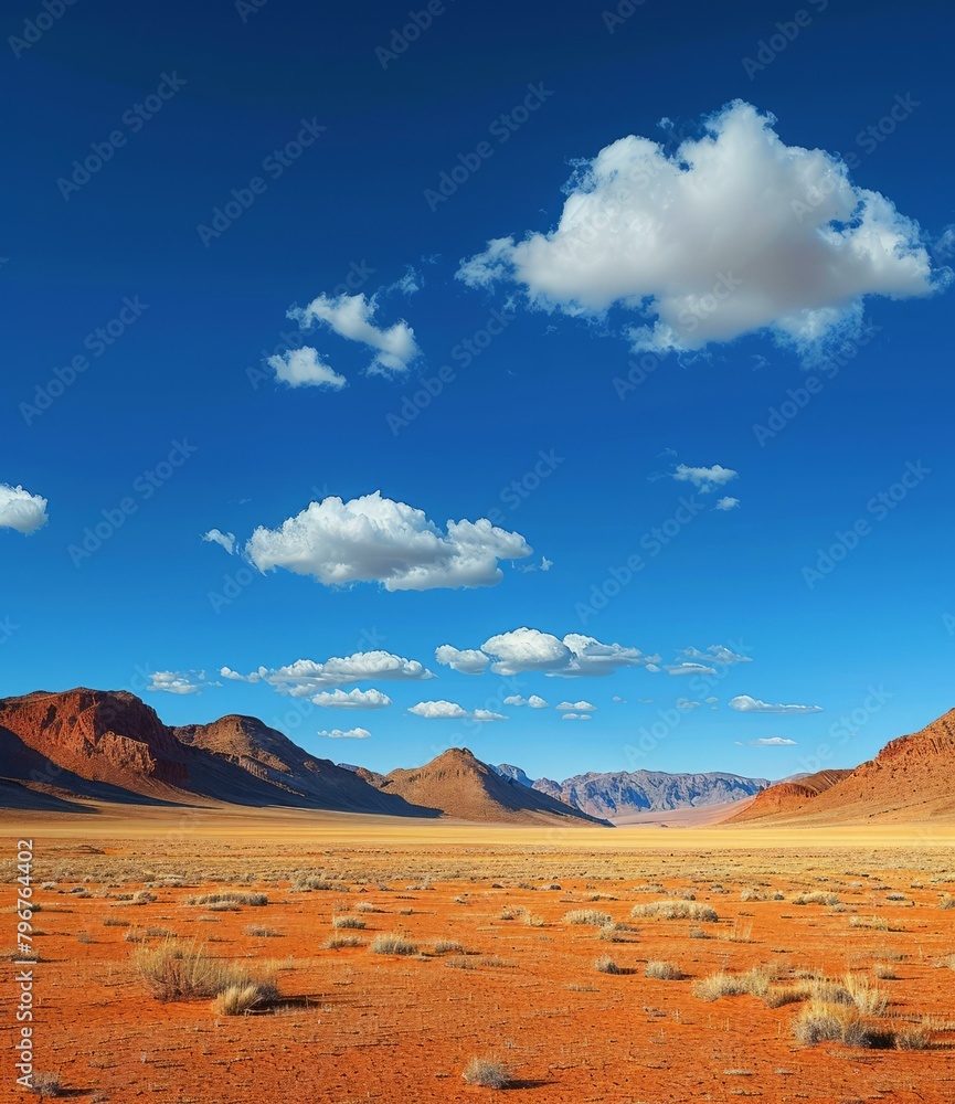 b'A vast desert landscape with mountains in the distance' b'A vast desert landscape with mountains in the distance'