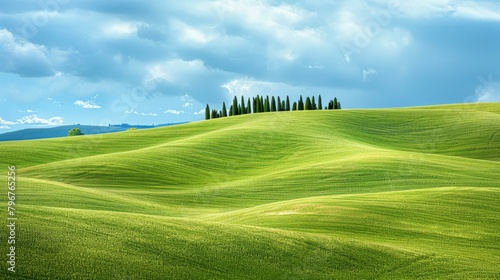 b'idyllic rural landscape of Tuscany, Italy'