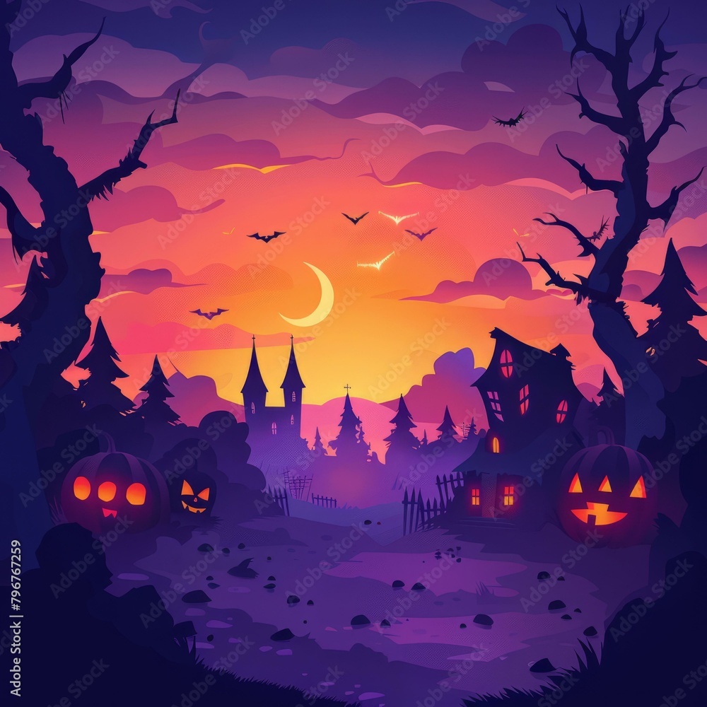 b'Spooky Halloween Night'