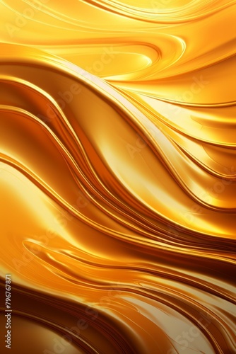b'Golden waves of liquid metal'