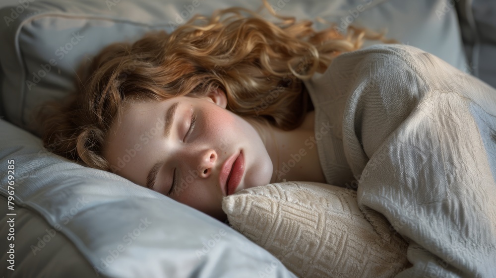 A Peaceful Sleeping Woman A Peaceful Sleeping Woman
