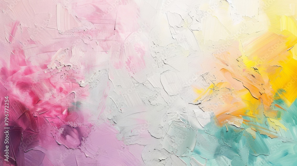 Pastel Dreams: Abstract Oil Painting Background
