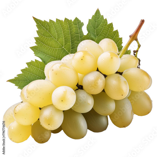 grappe de raisin de table, isolé sur fond transparent