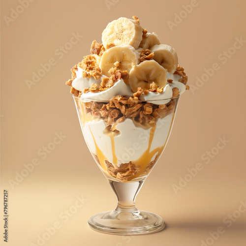 Wallpaper Mural ice cream with banana ice cream sundae Torontodigital.ca