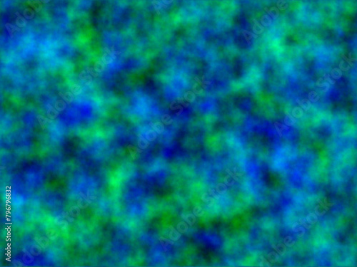 абстрактный синий фон-космическая турбулентность в просторах галактики, разноцветье синего, зелёного и голубого цветов