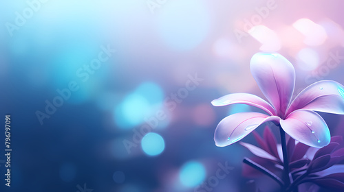 beautiful blue flower photo