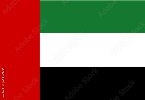 United arab emirates flag illustrator country flags photo