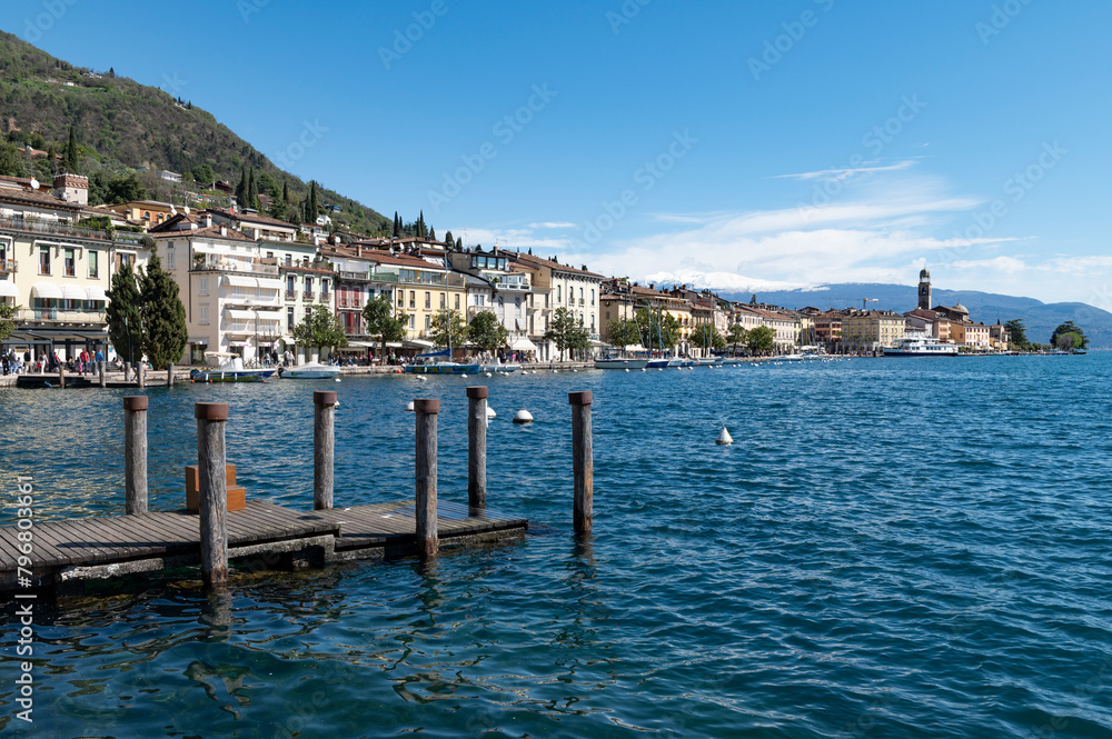 Salò, Brescia, a city of the Garda Lake, Italy