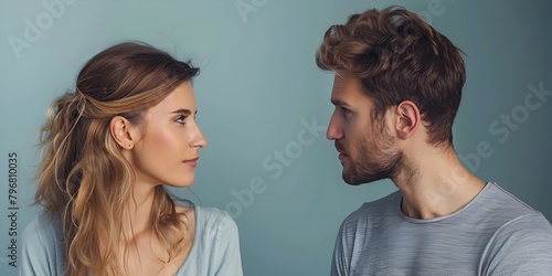 Intimate Exchange Between Linked Spouses Conveying Understanding and Affection