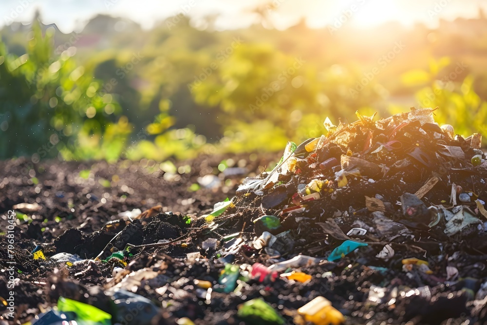 Biodegradable Plastics in Composting Areas, Helping to Reduce