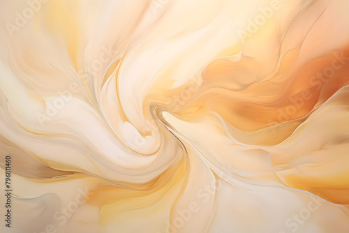 Ivory Infinitude Illumination, abstract landscape art, painting background, wallpaper, generative ai