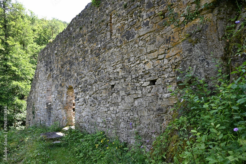 Kirchenburgruine Gossam, Österreich, 06.07.2023