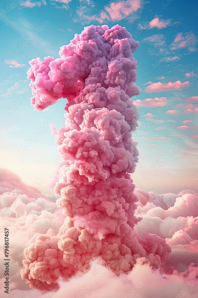 Cloud Number 1 in Pink Skies Cloud Number 1 in Pink Skies