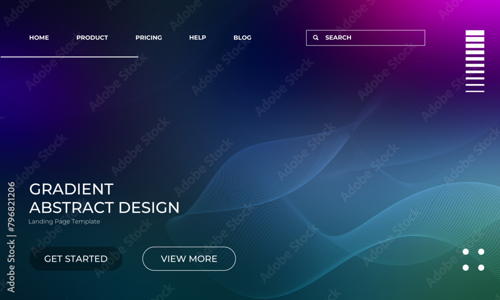 Colorful Vector Gradient Wallpaper with Smooth Motion Effects