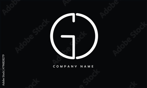 GD, DG, G, D Abstract Letters Logo Monogram
