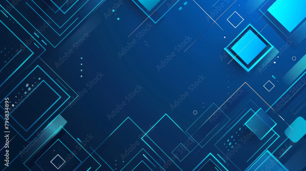 Contemporary digital blue background with geometric patterns and circuit motifs for tech-inspired designs Contemporary digital blue background with geometric patterns and circuit motifs for tech-inspired designs