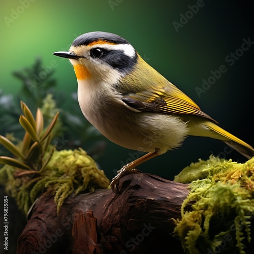 A Firecrest in Focus: Exploring the Vibrant Life and Habitat of Europe's Smallest Bird